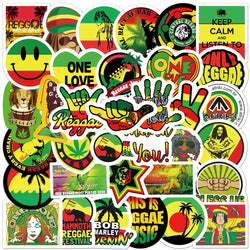 Bob Marley Reggae Music Sticker Packs (Online Order Only)