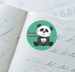 New 500 Pcs Reward Stickers Motivational Stickers Roll For Kids For School Reward Students Teachers Cute Animals Stickers Labels (Online Order Only)