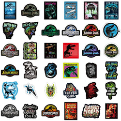10/30/50pcs Jurassic Park Dinosaur Sticker Packs (ONLINE ORDER ONLY)