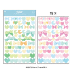 2 sheets Ins Kawaii Alphabet Letter Number Stickers Scrapbooking Decorative Sticker DIY Diary Album Stick Label Stationery (ONLINE ORDER ONLY)