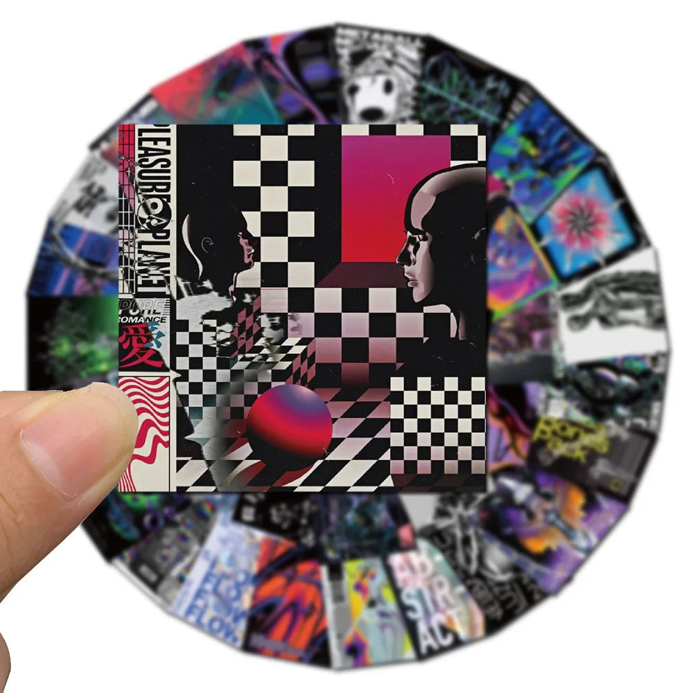 Psychedelic Acid Graphic Art Series Sticker Packs (ONLINE ORDER ONLY)