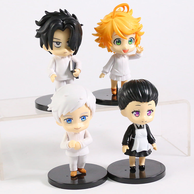 Anime The Promised Neverland PVC Toys 4 Piece Set (ONLINE ORDER ONLY)