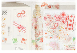 40Pcs/lot Sweet Life Series Stickers Scrapbooking Decorative Sticker DIY Diary Album Stick Label Escolar Cute Stationery Gift (Online Order Only)