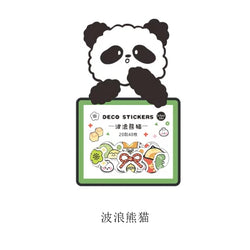 40Pcs/lot Kawaii Crimp Animal Series Decoration Sticker DIY Scrapbooking Label Diary Album Sticker Escolar Cute Stationery Gift (Online Order Only)