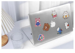 15Pcs/lot Cute Rabbit Bear Stickers PET Scrapbooking Stickers Decorative Ablum Diary For Children Stationery (ONLINE ORDER ONLY)