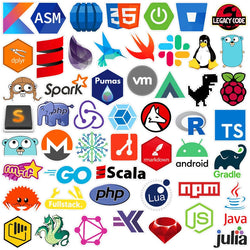 10/30/50/100pcs Programming Graffiti Stickers DIY Phone Car Laptop Helmet Skateboard Computer Waterproof Sticker Decals Kid Toy (ONLINE ORDER ONLY)