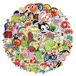 Anime Cartoon Stickers 10/30/50pcs Waterproof Decals for Laptop, Phone, Luggage, Car, Kid Toy (ONLINE ORDER ONLY)