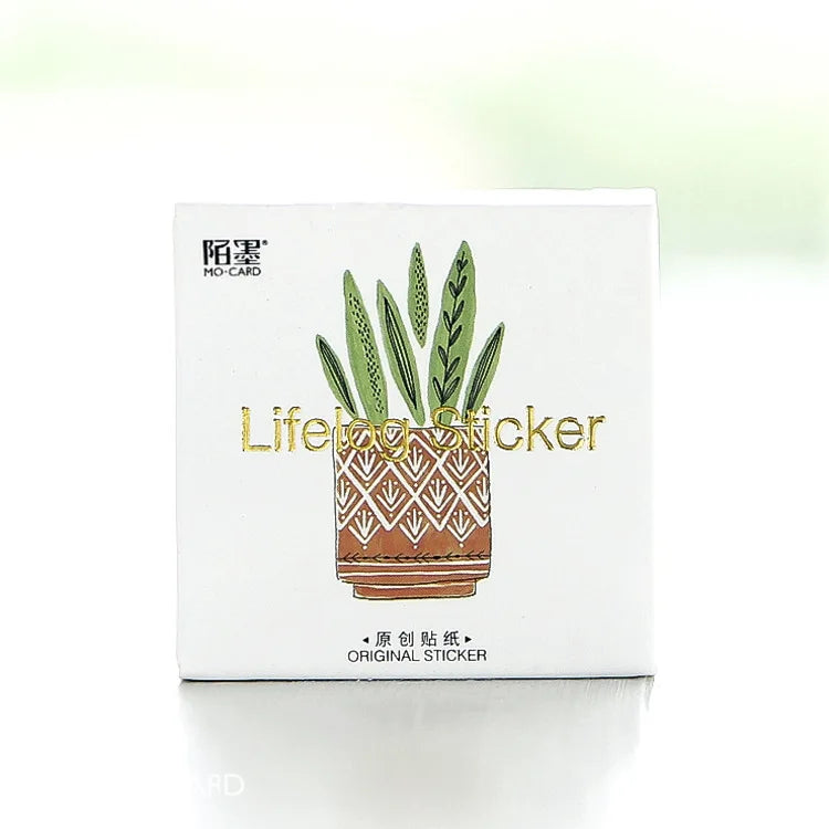 45 Pcs Cute Cactus Succulent Plants Stickers For Diy Scrapbooking Journaling Planners Craft Laptops Water Bottle Phone Cases (ONLINE ORDER ONLY)