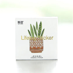 45 Pcs Cute Cactus Succulent Plants Stickers For Diy Scrapbooking Journaling Planners Craft Laptops Water Bottle Phone Cases (ONLINE ORDER ONLY)
