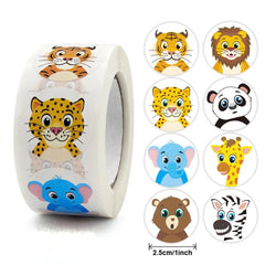 Unicorn Sticker Animal Reward Sticker Children Cute Pattern School Teacher Supplies 500pcs Inch Cute Encouragement Sticker (Online Order Only)