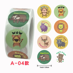 500 Pcs 1inch Praise Praise Thumbs Up Stickers Roll for Envelope Praise Reward Student Work Label Stationery Seal Lable (ONLINE ORDER ONLY)