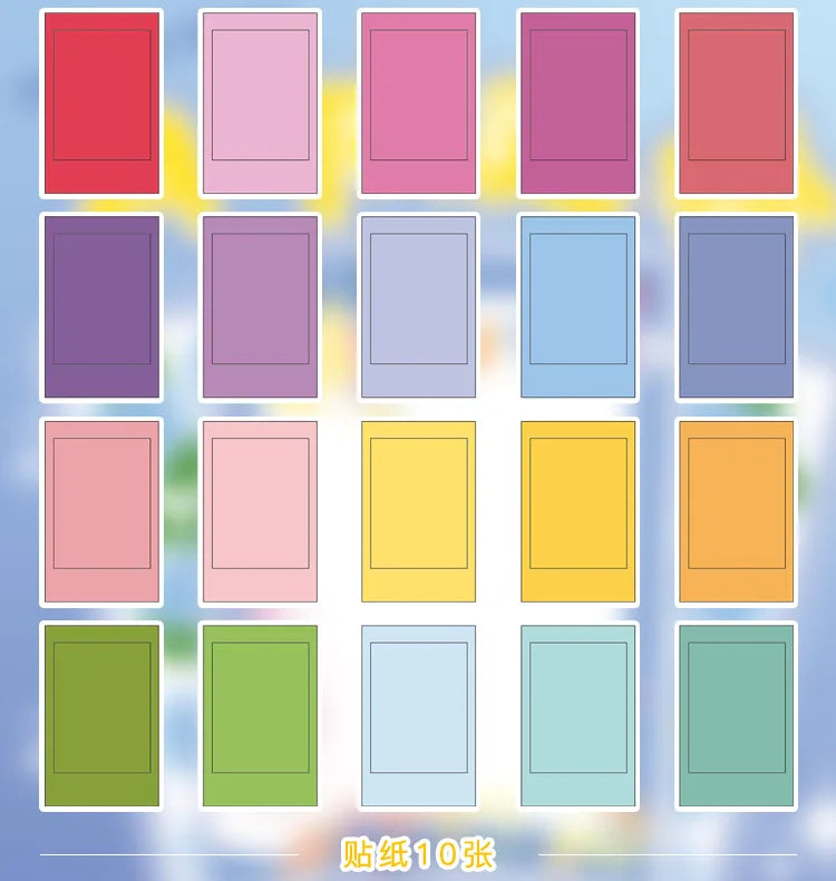 30Pcs Sky Store Photo Frame Decorative Stickers Creative Aesthetics DIY Manual Diary Album Scrapbook Sticker Kawaii Stationery (ONLINE ORDER ONLY)