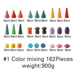Rainbow Wooden Loose Pieces (ONLINE ORDER ONLY)