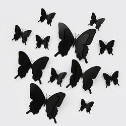 3D Pterosaur Butterfly Wall Stickers Set - 12pcs Magnet Fridge Decor (ONLINE ORDER ONLY)