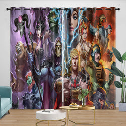 He-Man And The Masters Curtains Blackout Window Drapes Room Decoration (ONLINE ORDER ONLY)