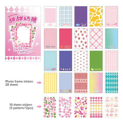 30Pcs Sky Store Photo Frame Decorative Stickers Creative Aesthetics DIY Manual Diary Album Scrapbook Sticker Kawaii Stationery (ONLINE ORDER ONLY)
