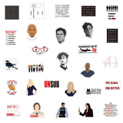 10/30/50PCS TV Show Criminal Minds Sticker Packs (ONLINE ORDER ONLY)