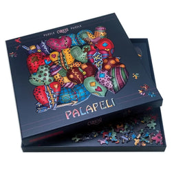 Hearts 242 Piece Jigsaw Puzzle with Display Frame Curiosi (ONLINE ORDER ONLY)