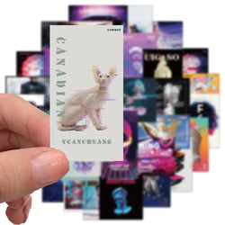 10/20/40pcs Punk Vaporwave Psychedelic Sticker Packs (ONLINE ORDER ONLY)