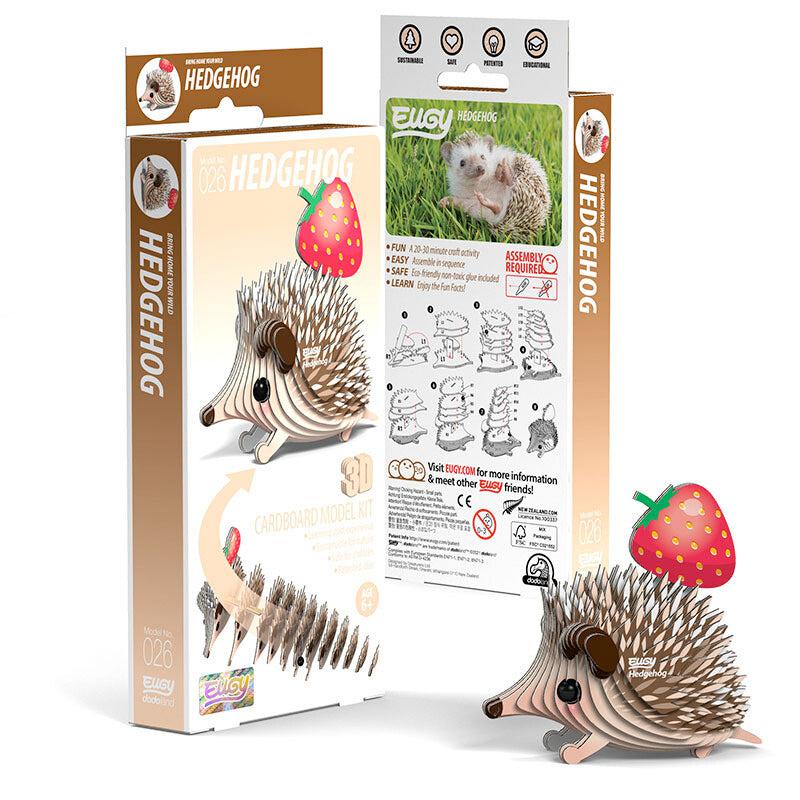 Hedgehog 3D Cardboard Model Kit Eugy (ONLINE ORDER ONLY)
