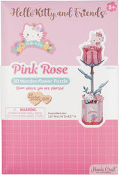 Wooden Puzzle: Hello Kitty® and Friends Hello Kitty Pink Rose