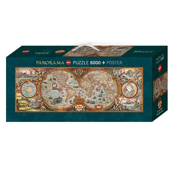 Hemisphere Map 6000 Piece Panoramic Jigsaw Puzzle Heye (ONLINE ORDER ONLY)