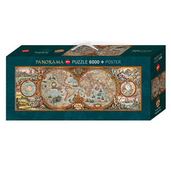 Hemisphere Map 6000 Piece Panoramic Jigsaw Puzzle Heye (ONLINE ORDER ONLY)