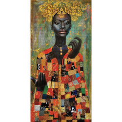 Her Coat of Many Colors 1000 Piece Jigsaw Puzzle Pomegranate
