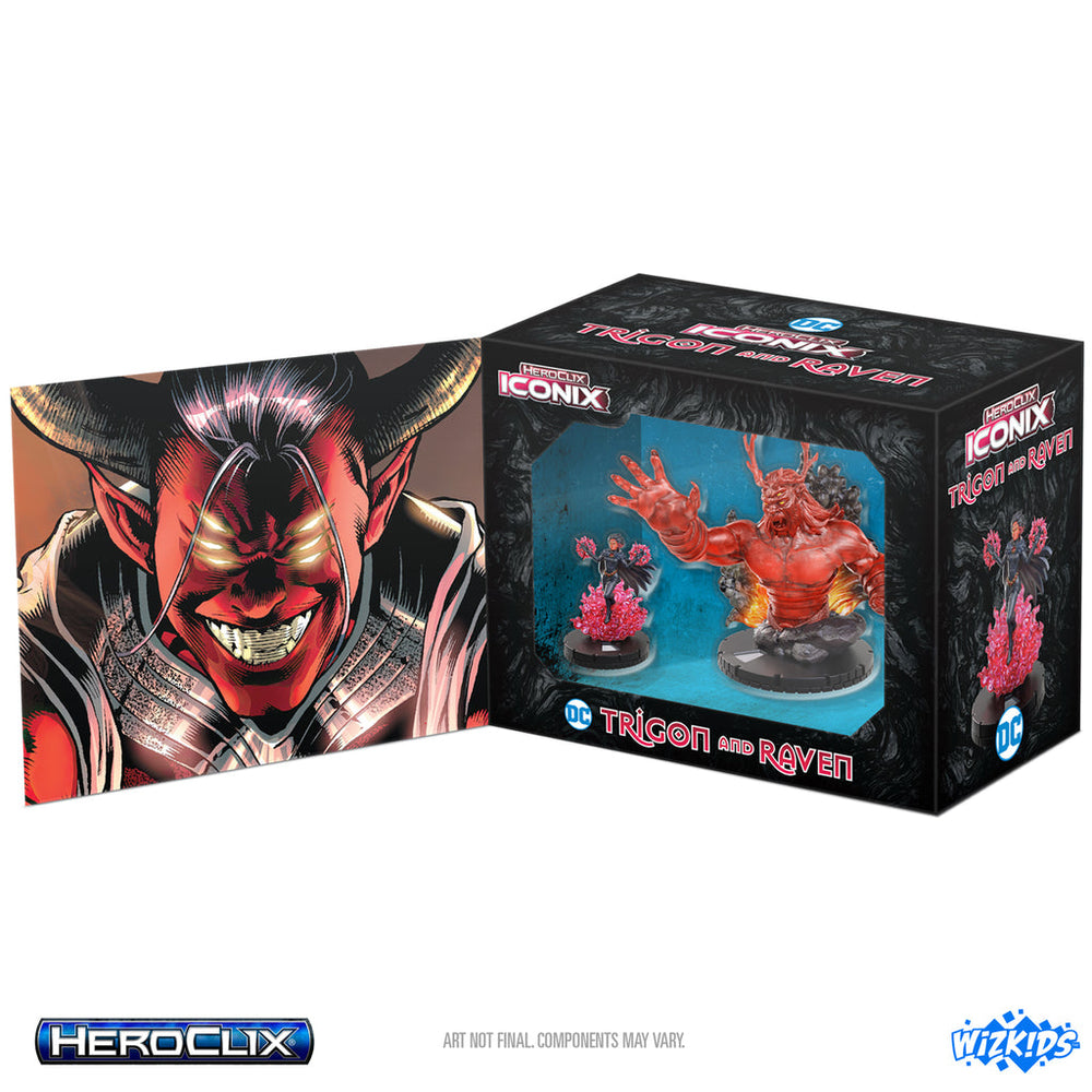HeroClix: Iconix - Trigon and Raven (ONLINE ORDER ONLY)