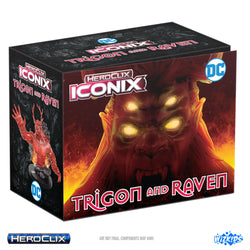 HeroClix: Iconix - Trigon and Raven (ONLINE ORDER ONLY)