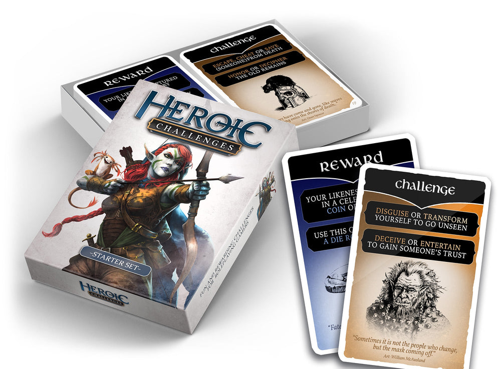 Heroic Challenges Starter Set box (ONLINE ORDER ONLY)