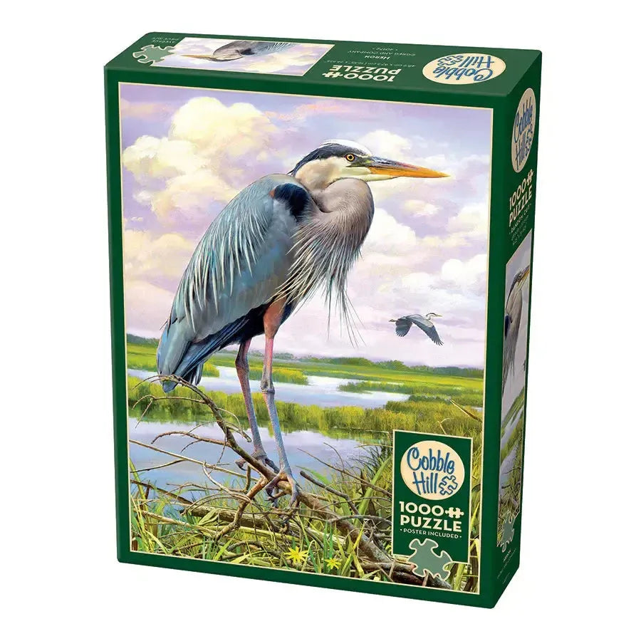 Heron 1000 Piece Jigsaw Puzzle Cobble Hill (ONLINE ORDER ONLY)