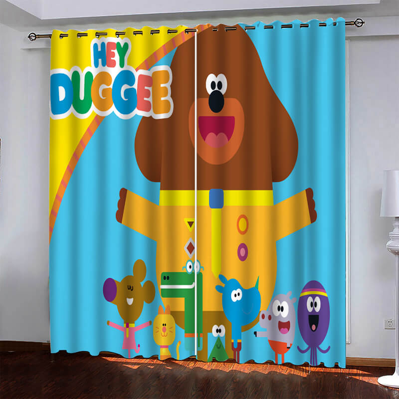 Hey Duggee Curtains Pattern Blackout Window Drapes (Online Order Only)