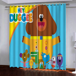 Hey Duggee Curtains Pattern Blackout Window Drapes (Online Order Only)