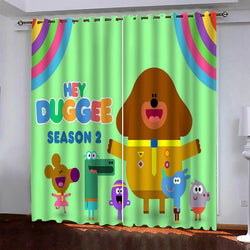 Hey Duggee Curtains Pattern Blackout Window Drapes (Online Order Only)