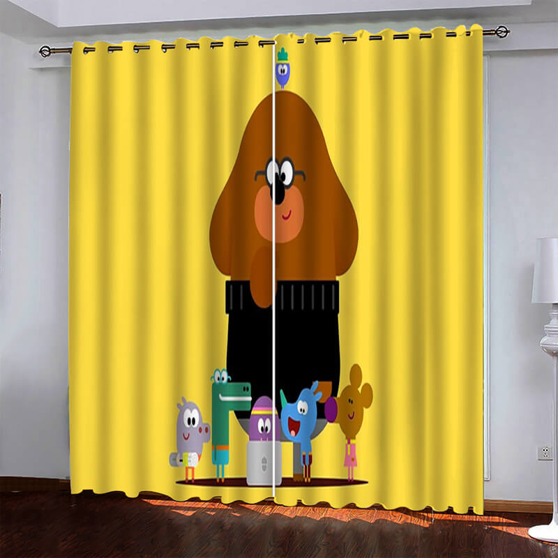 Hey Duggee Curtains Pattern Blackout Window Drapes (Online Order Only)