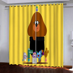 Hey Duggee Curtains Pattern Blackout Window Drapes (Online Order Only)