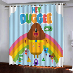 Hey Duggee Curtains Pattern Blackout Window Drapes (Online Order Only)