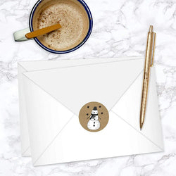 100-500pcs 6 Designs 1 Inch Christmas Theme Seal Labels Stickers For DIY Gift Baking Package Envelope Stationery Decoration (ONLINE ORDER ONLY)