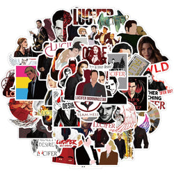 10/30/50PCS TV Show Lucifer Stickers Laptop Guitar Luggage Skateboard Bike Car Waterproof Graffiti Cool Sticker Decal Kid Toy (ONLINE ORDER ONLY)