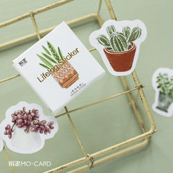 45 Pcs Cute Cactus Succulent Plants Stickers For Diy Scrapbooking Journaling Planners Craft Laptops Water Bottle Phone Cases (ONLINE ORDER ONLY)
