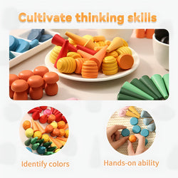 Rainbow Wooden Loose Pieces (ONLINE ORDER ONLY)