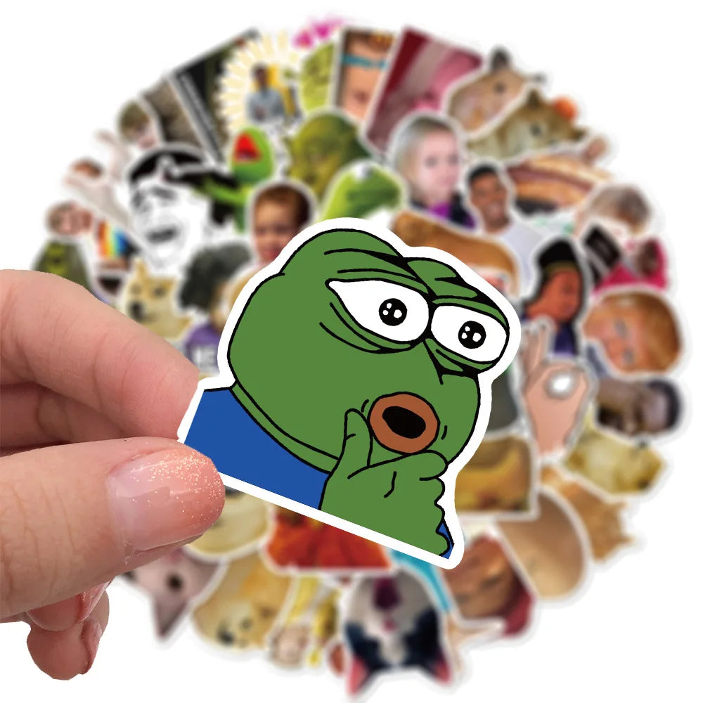 10/30/50PCS Classic Meme Sticker Packs (ONLINE ORDER ONLY)