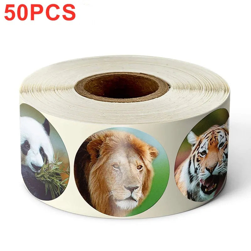 50-500pcs Animals Cartoon Stickers For Kids Classic Toys Sticker School Teacher Reward Sticker Various Styles Designs Pattern (ONLINE ORDER ONLY)