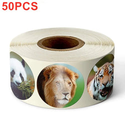 50-500pcs Animals Cartoon Stickers For Kids Classic Toys Sticker School Teacher Reward Sticker Various Styles Designs Pattern (ONLINE ORDER ONLY)