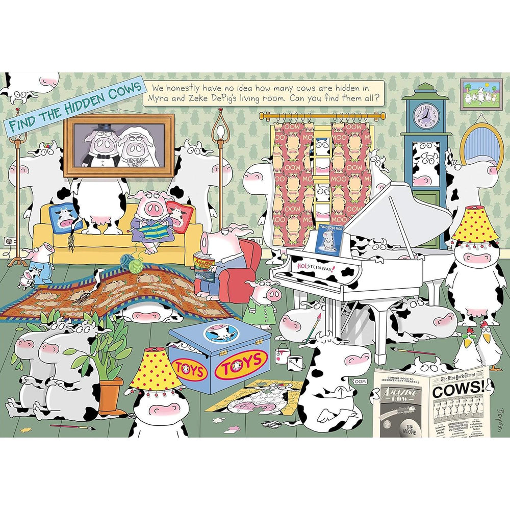 Hidden Cows 1000 Piece Jigsaw Puzzle Workman (ONLINE ORDER ONLY)