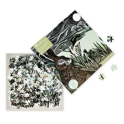 Hidden Hares 1000 Piece Jigsaw Puzzle Flame Tree