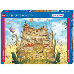 High Above That's Life 2000 Piece Jigsaw Puzzle Heye (ONLINE ORDER ONLY)