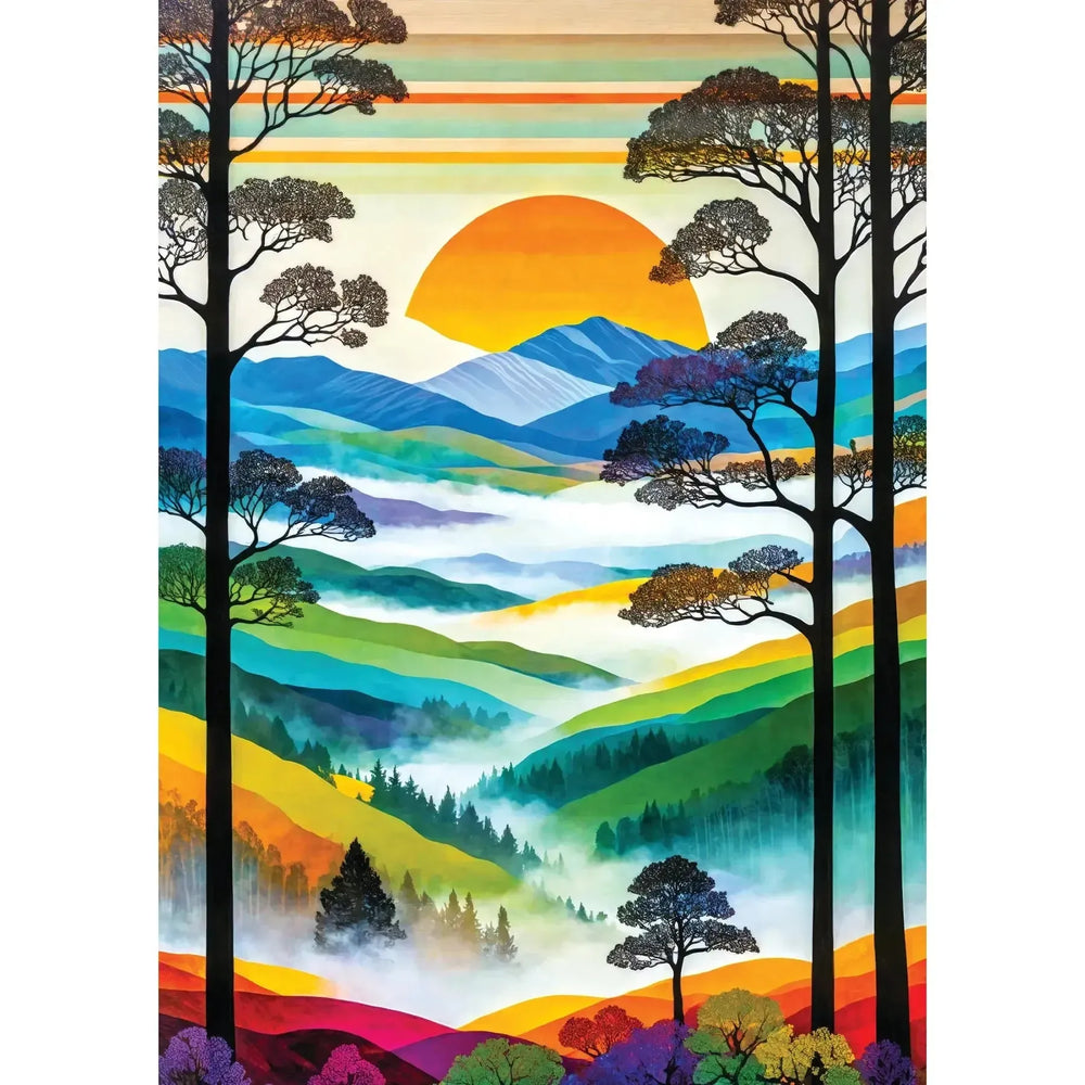 Hilltops Breeze 1000 Piece Jigsaw Puzzle Enjoy (ONLINE ORDER ONLY)
