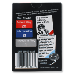 Secrets and Shootouts EXPANSION PACK for Watch Hockey, Get Drunk